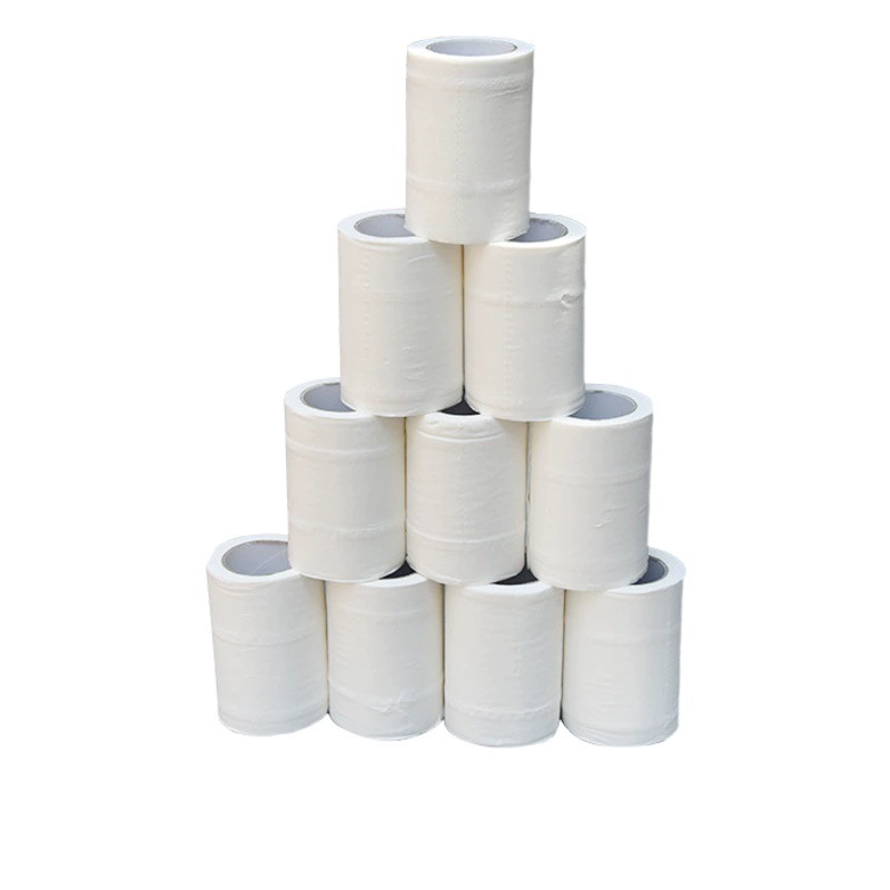 Туалетная бумага в рулонах для гостевых домов и отелей, настраиваемая под заказ, с втулкой, экспортного качества.