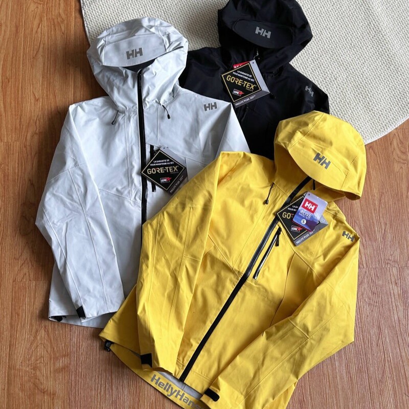 Spring and Autumn Hh Helly Hansen Hardshell Hooded Jacket for Couples, Men and Women, Waterproof Outerwear, Casual Sports, Cross-Border Trade