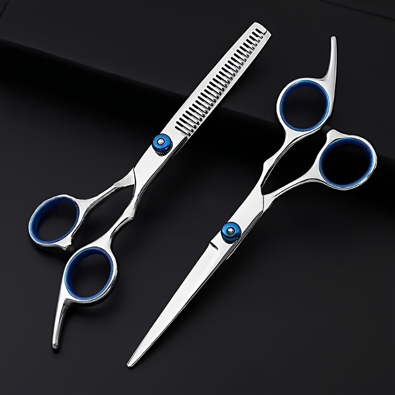 2pcs/set Premium Hair Cutting Kit Scissors With Thinning跨境|undefined