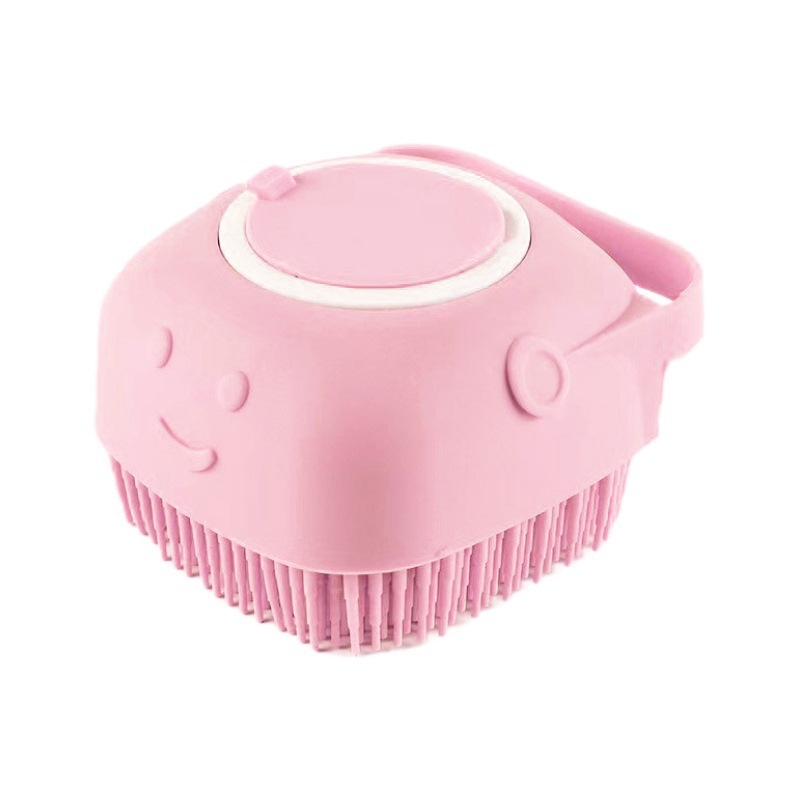 Suministros especiales transfronterizos para mascotas, artefacto de baño para mascotas, cepillo de masaje para perros y gatos, cepillo de limpieza de mascotas de silicona al por mayor