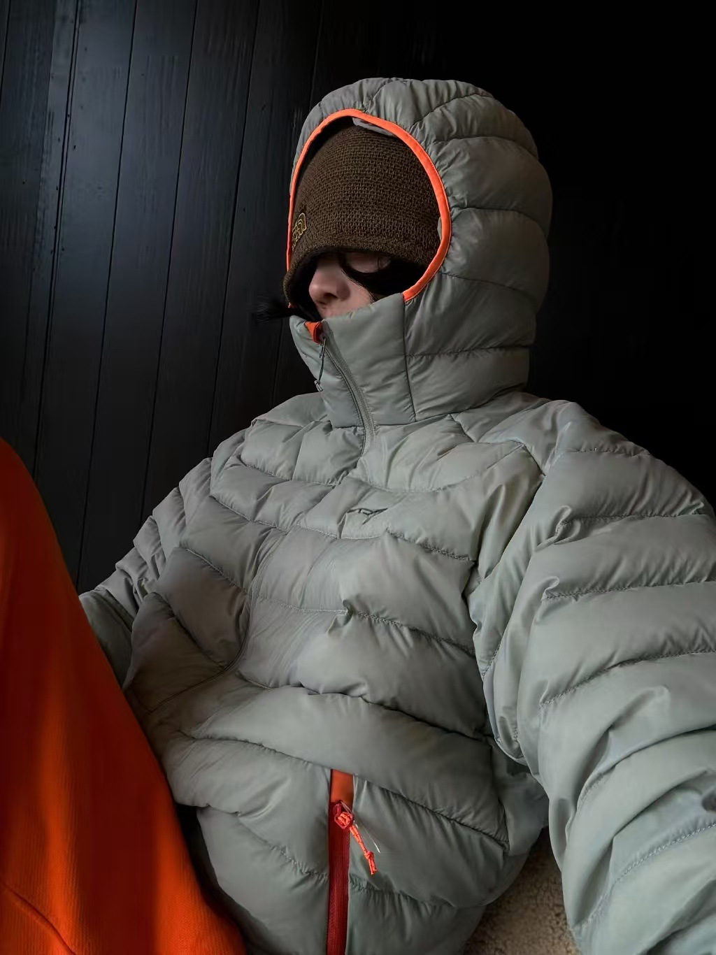 Bird 's Home Selection Cerium Plum Chaqueta a prueba de viento, impermeable, frío y cálido, logotipo de montaña de alta flexibilidad