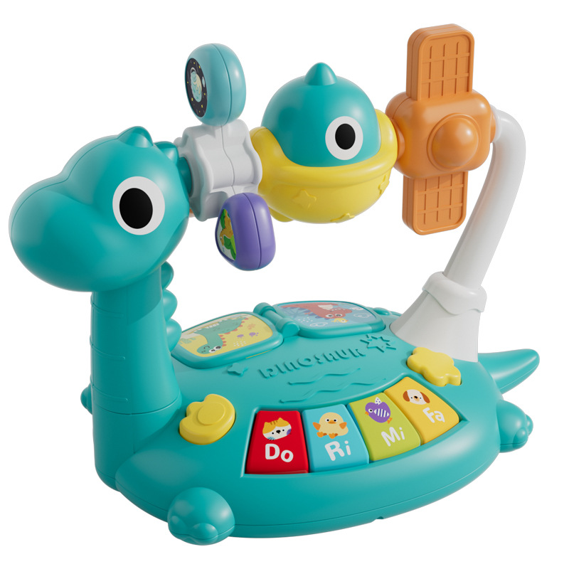 Tambor Musical Multifuncional para Niños de Plástico Con Música Con Luces para Bebés