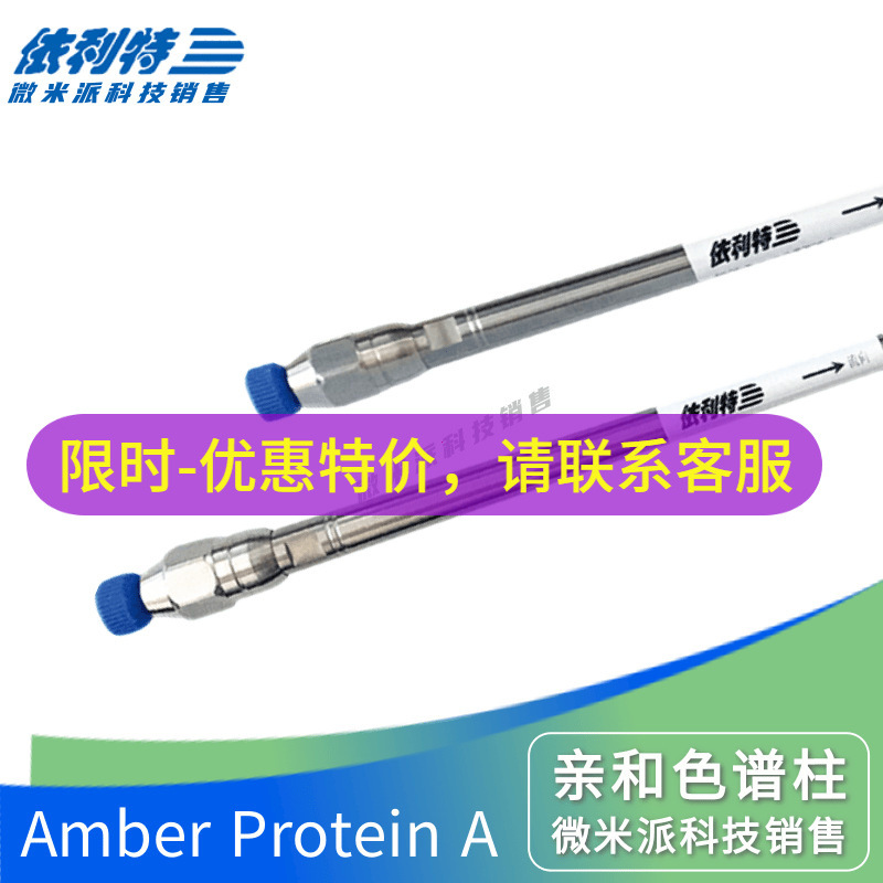 Amber Protein A亲和色谱柱 国产依利特色谱柱20μm ID2.1*30mm