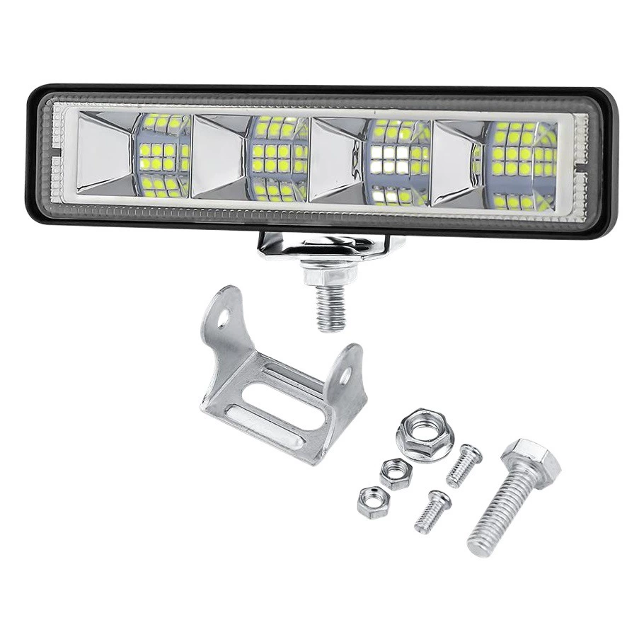 DXZ Автомобильный светодиодный Рабочий фонарь, Однолинейный 24LED дневной ходовой свет, вспомогательный фонарь для сельскохозяйственного локомотива, модификация внедорожного вождения, свет