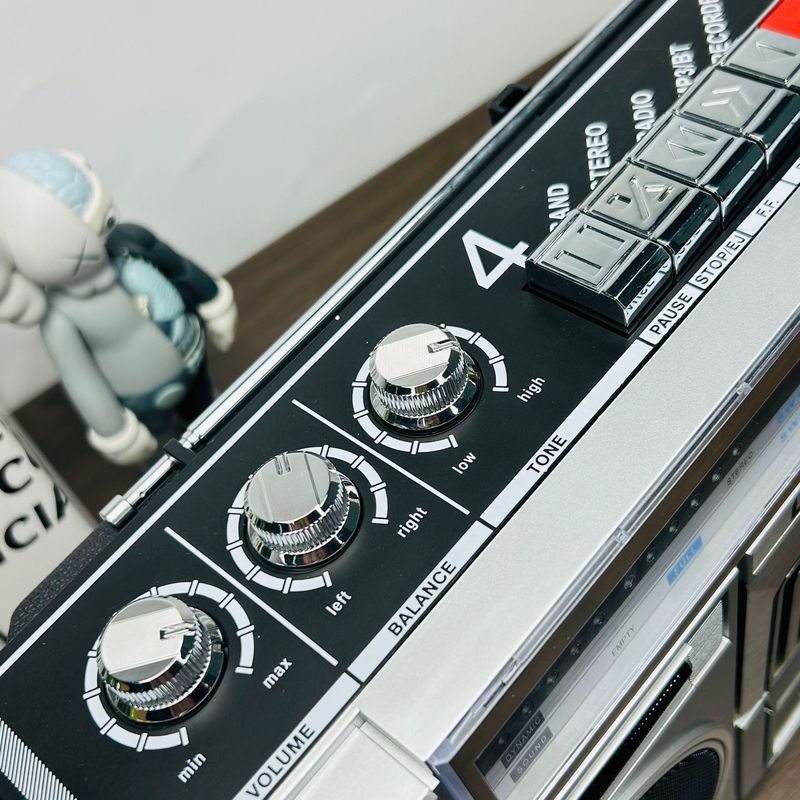 レトロノスタルジックなレコーダーテープマシン 80年代の昔ながらのノスタルジックなステレオレコーダー重低音Bluetoothオーディオ|undefined