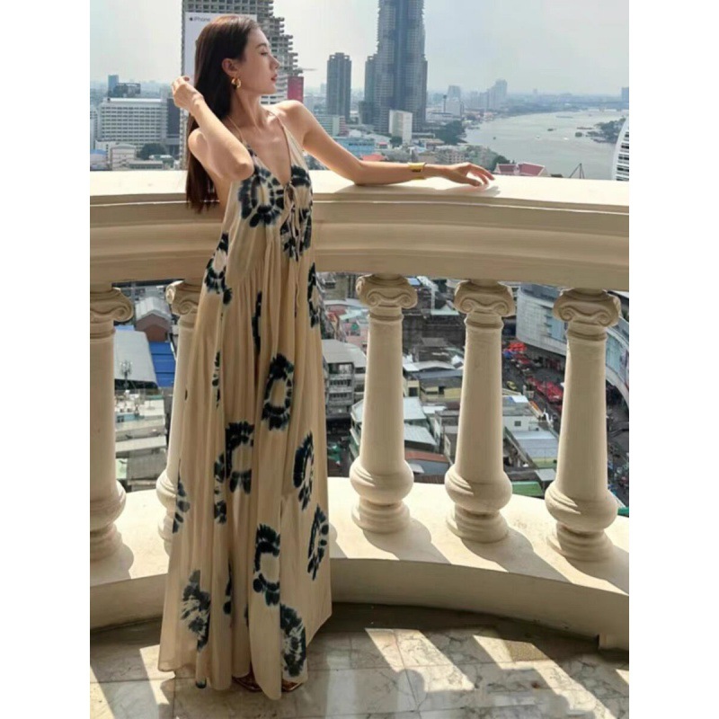 F6040 610K VÁY ĐẦM LIỀN THÂN DÁNG DÀI NỮ SHETDT SEXY GỢI CẢM SEXY HỌA TIẾT HOA THỜI TRANG NỮ G02 SẢN PHẨM MỚI