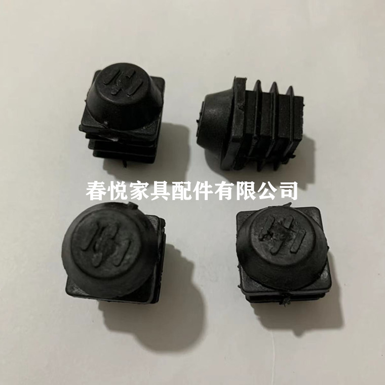 19*19方形螺母赛塑料螺母管塞可调脚固定胶塞轮套管塞调节脚垫