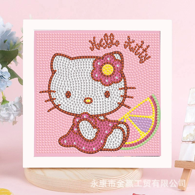 Мультяшная умная игрушка, DIY, новая коллекция, детское handmade diy, украшенная бриллиантами