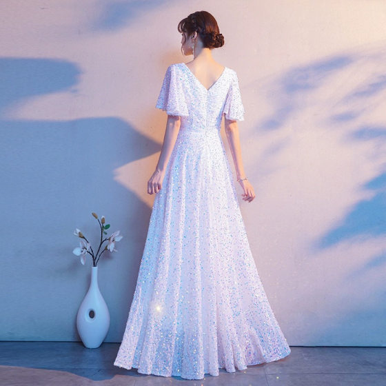 Big Choir Costume 2024 New Red Song Performance Competition Party Building Costume Host Slim Evening Dress Female