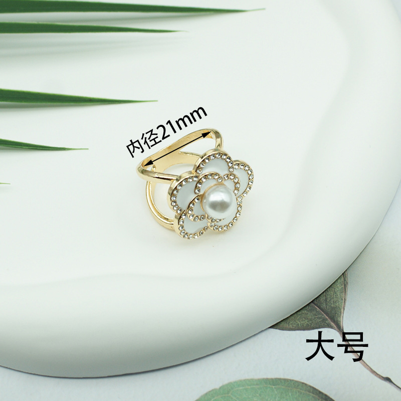 Corea del Sur bufandas multifuncionales perlas de alta calidad moda nueva camellia bufandas decorativas bufandas correa de cabello fija