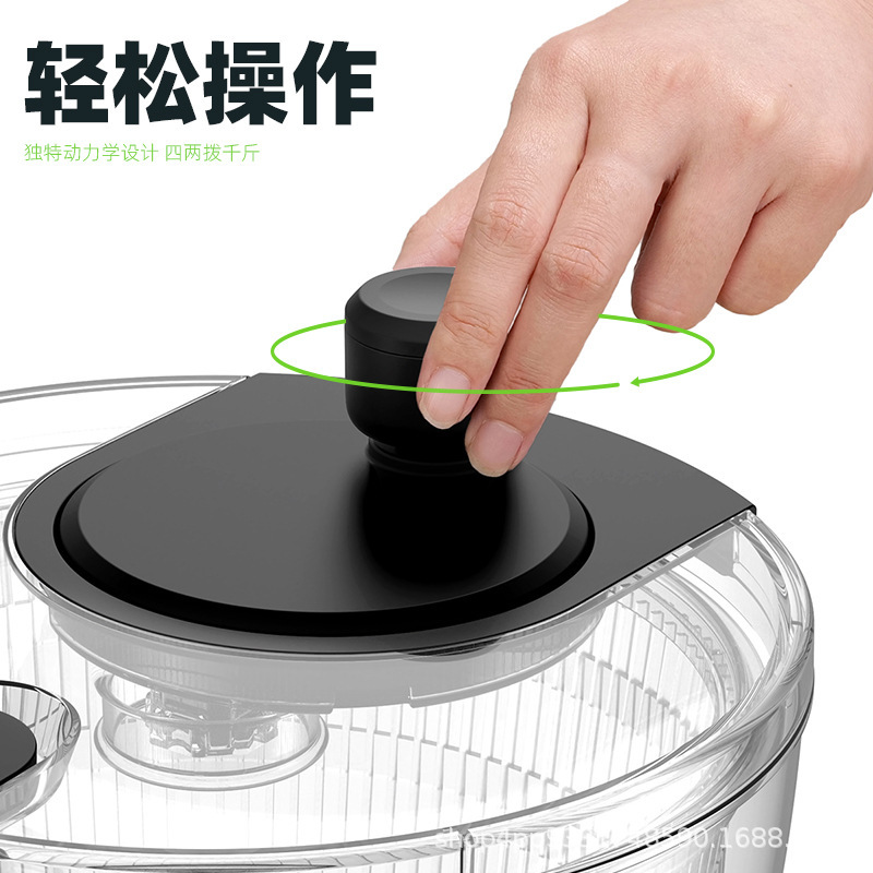 Cocina deshidratador de verduras de mano ensalada de frutas y verduras secador de agua doméstico multifuncional limpieza deshidratador de agua integral