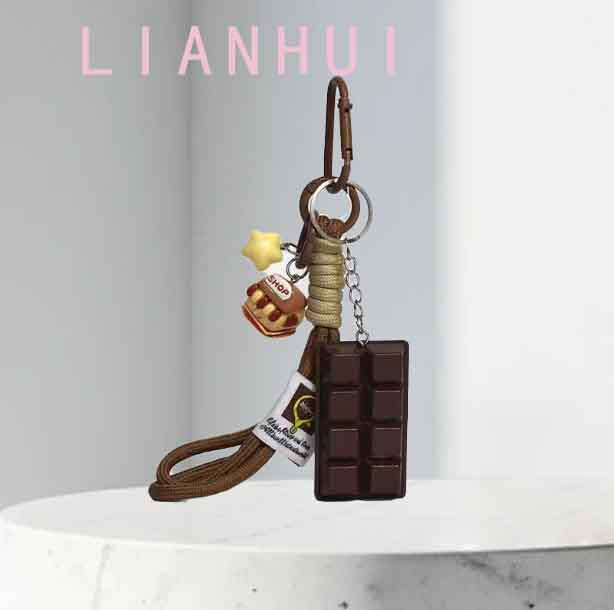 Creative Cartoon Alkaline Water Knot Bread Keychain Pendant Cute Bag Decoration Car Keychain Small Gift Wholesale Creative Cartoon Alkaline Water Knot Bread Keychain Pendant Cute Bag Decoration Car Keychain Small Gift Wholesale