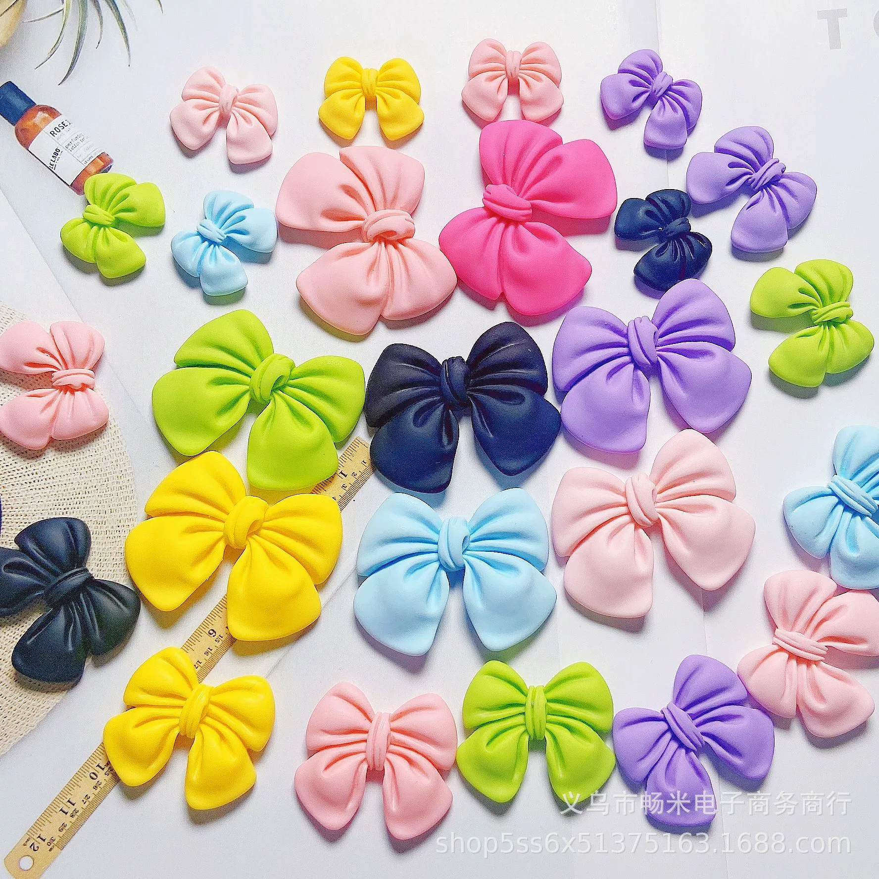 Основные конфеты цвет лук Смола аксессуары DIY крем клей чехол для телефона Шпилька повязка на голову украшение Материал Пакет