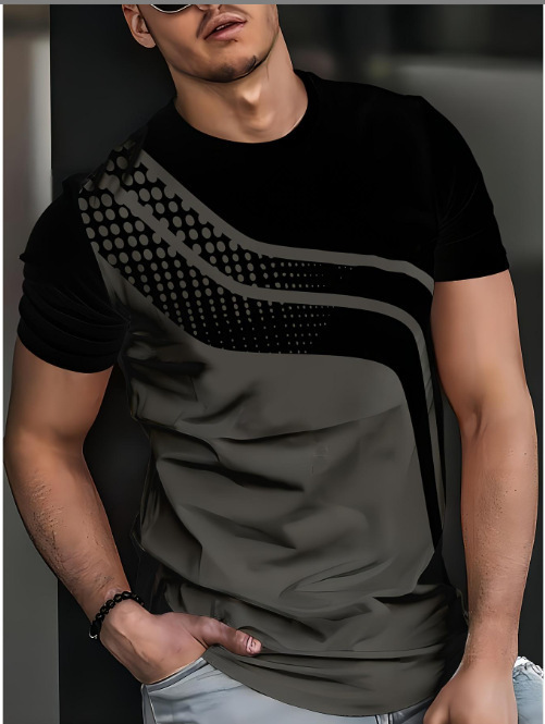 クロスボーダー Amazon AliExpress ホットストリートヒップホップ Tシャツヨーロッパとアメリカの春夏の新作メンズカジュアルラウンドネック半袖 Tシャツ|undefined