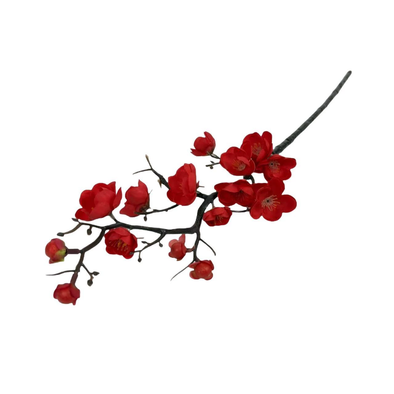 Симуляционная земля plum blossom plum бонсай цветок новогоднее украшение шелковый цветок крупная партия картина. стиль дерева сливовой цветущей