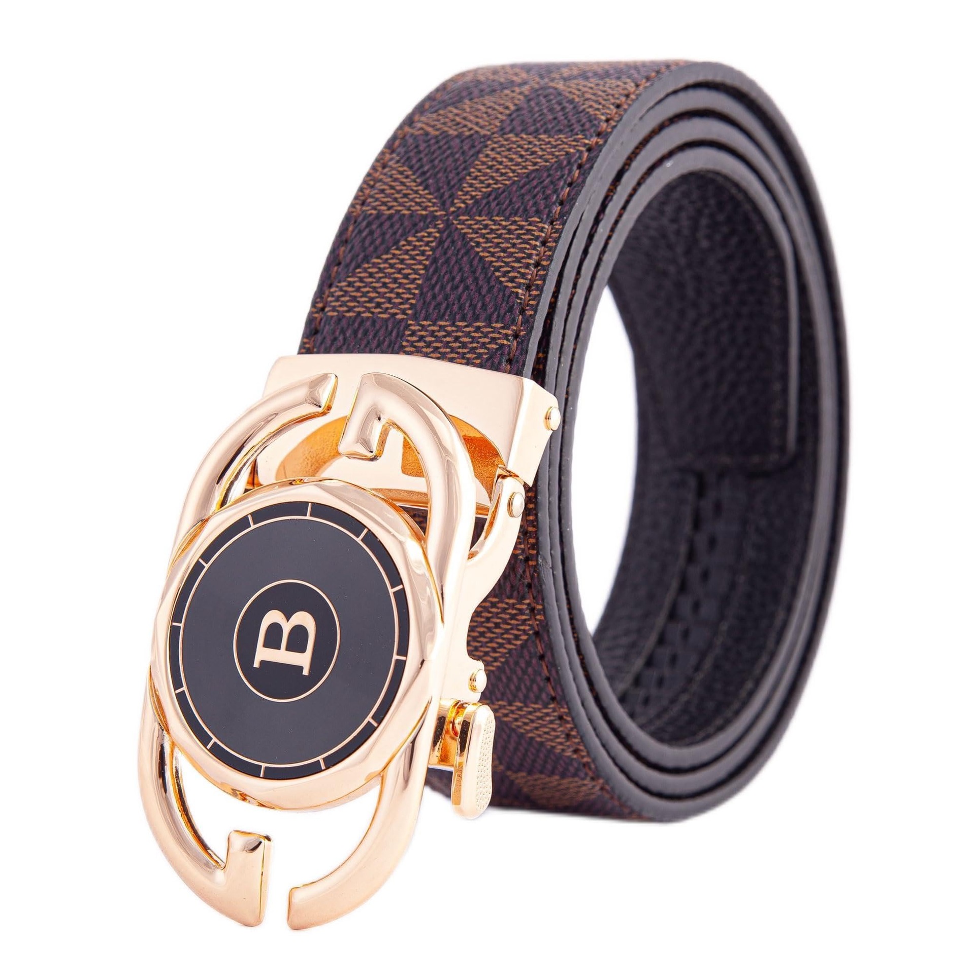 Cinturón de cuero genuino para hombre, informal, de negocios, impreso, popular, resistente a los arañazos y al desgaste, hebilla de cinturón, fabricante transfronterizo, venta directa al por mayor