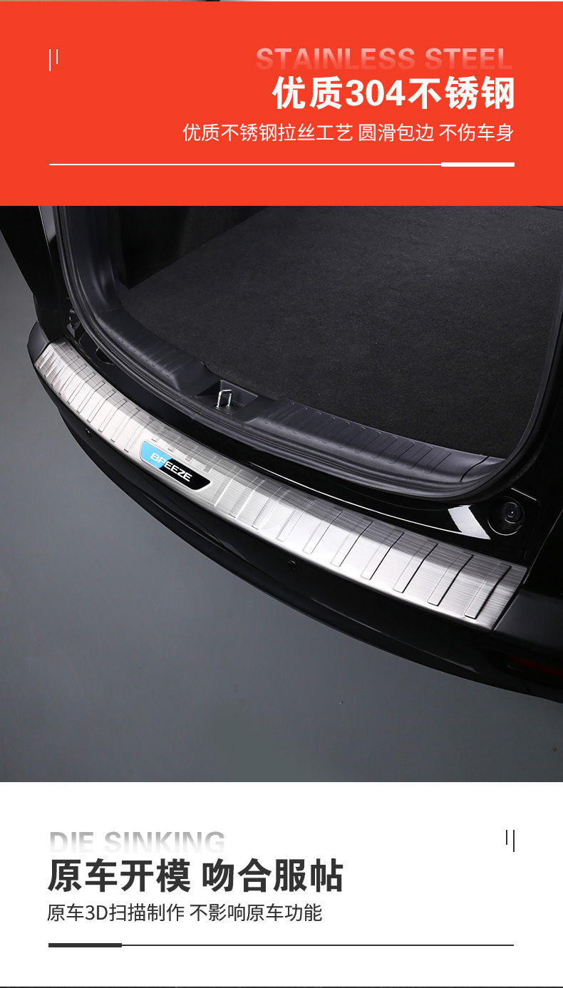 Suitable for Honda crv Door Sill Strip Stainless Steel Welcome Pedal Protection Sticker Modified Decorative Trunk Guard Anti-scratch Protection