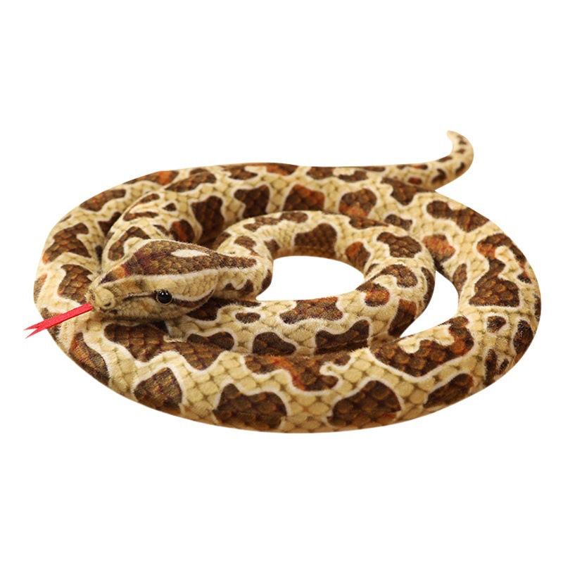 Peluche de Serpiente de Simulación de Peluche Suave para Juguetes y Bromas