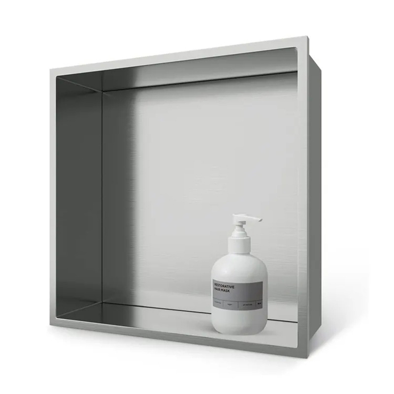 304 Stainless Steel Recessed Niches Hotel Bathroom Wall Storage Rack Storage Interior Recessed Wall Cabinet Storage Rack
