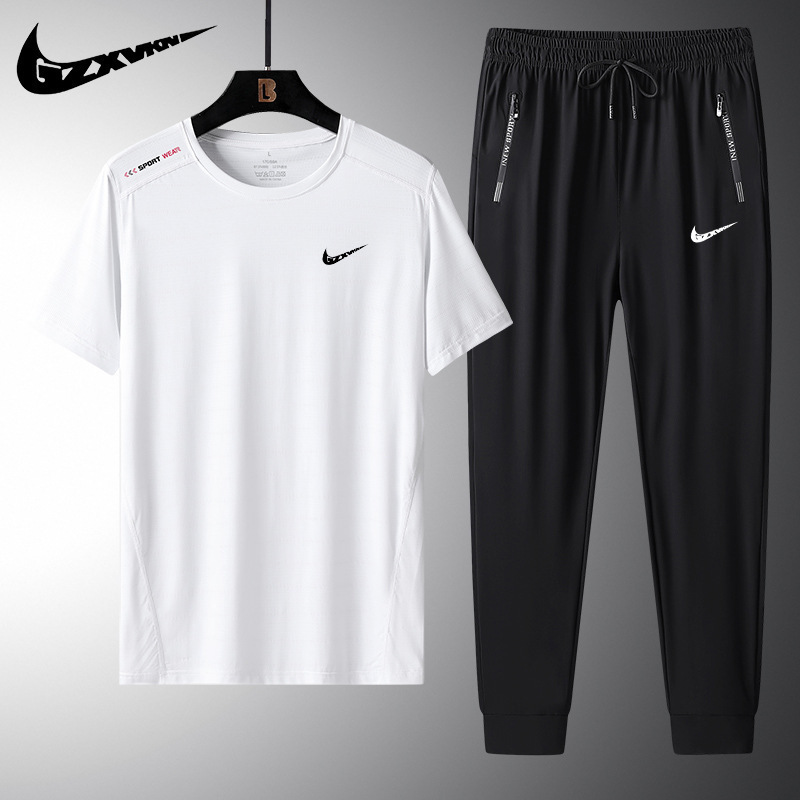 Silk breathable sports suit