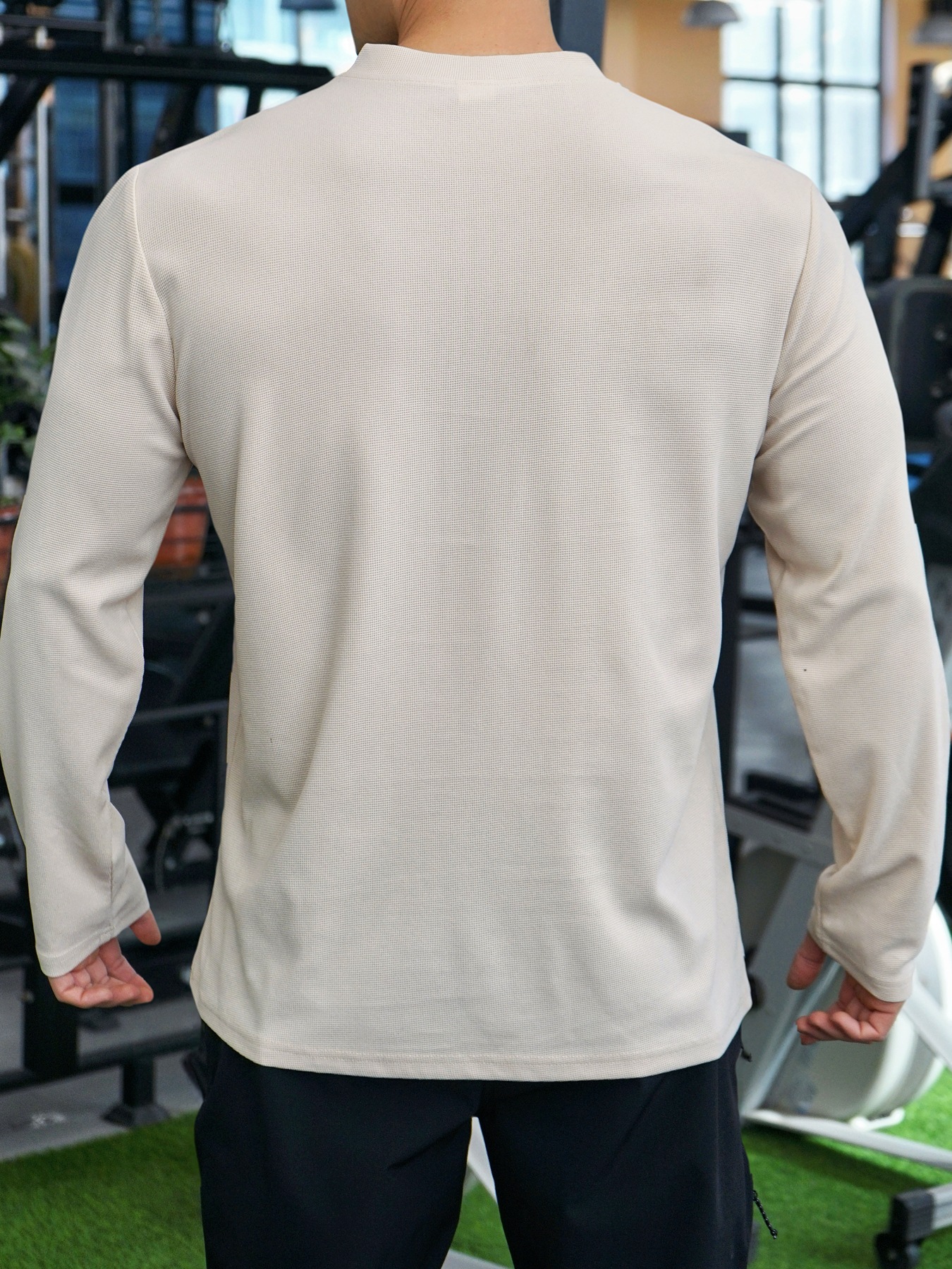 350g Weight Long Sleeve Sleeve Length 100%, Chemical fiber blending, Polyester Fabric Type Regular Top Length Casual Occasion V Neck Neckline Regular Fit Fit Type Solid Color Pattern Autumn Season Men's Gender Simple Style Style European Size Hot Sale Men's Autumn Sports Fitness Casual Stand Collar Stretch Vertical Stripe Long Sleeve V-neck Polo 16