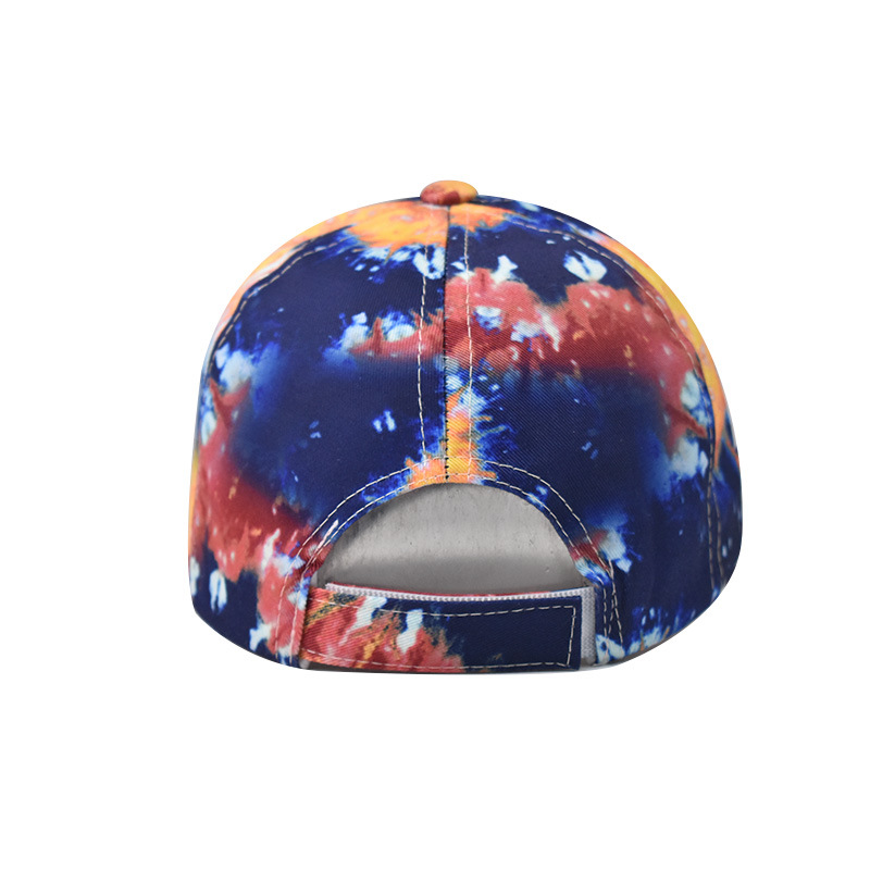 Transfronterizo nuevo gradiente color gorra de béisbol personalizada impresión estilo chino tradicional pintura china gorra de béisbol al aire libre al por mayor