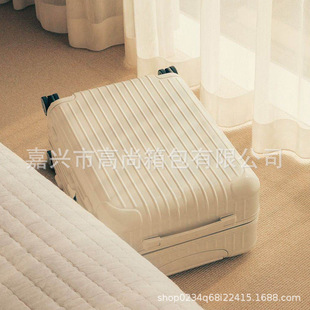 Ultra-light zipper suitcase female ins Internet-famous 24 inch universal wheel trolley case male student suitcase 20 leather case