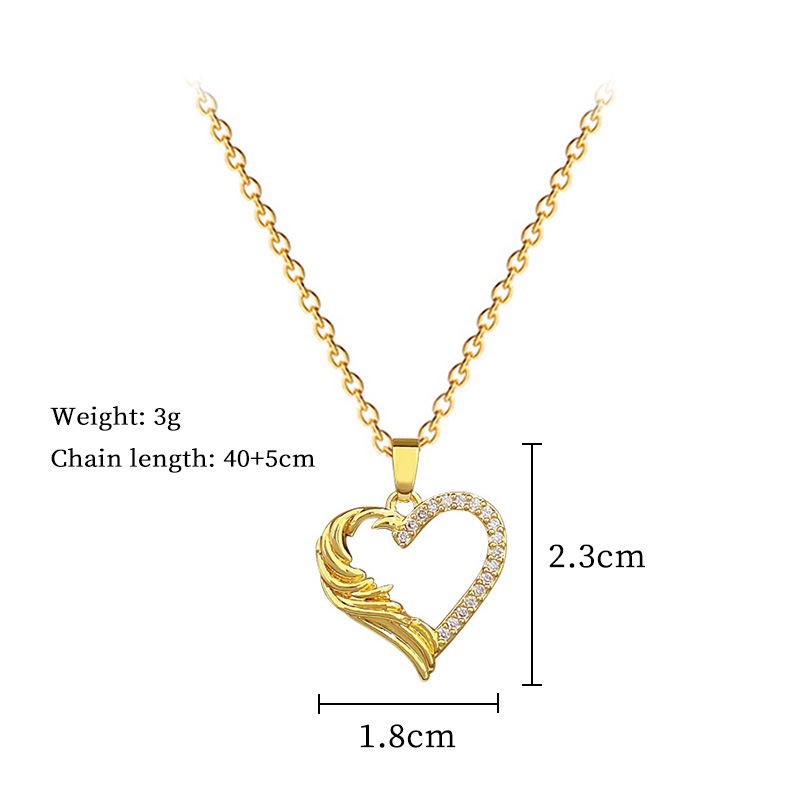 Full Diamond Personality Necklace Luxury Temperament Clavicle Chain_voghion.com
