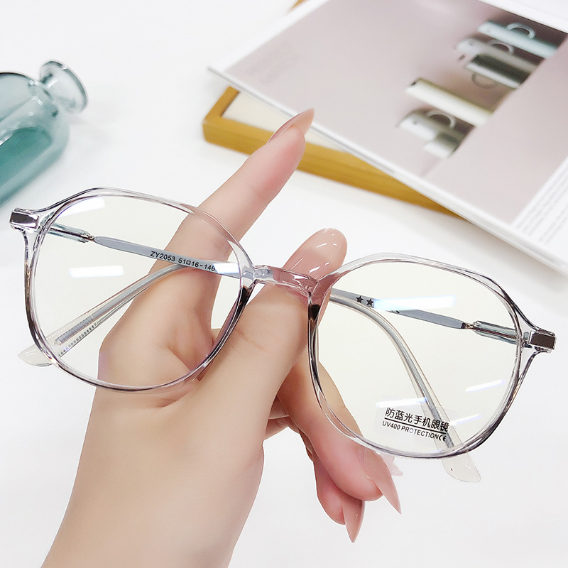 New TR90 Glasses Frame, Fashionable Blue Light Proof Mobile Phone Computer Mirror, Male And Female Students With Myopia Frame Wholesale