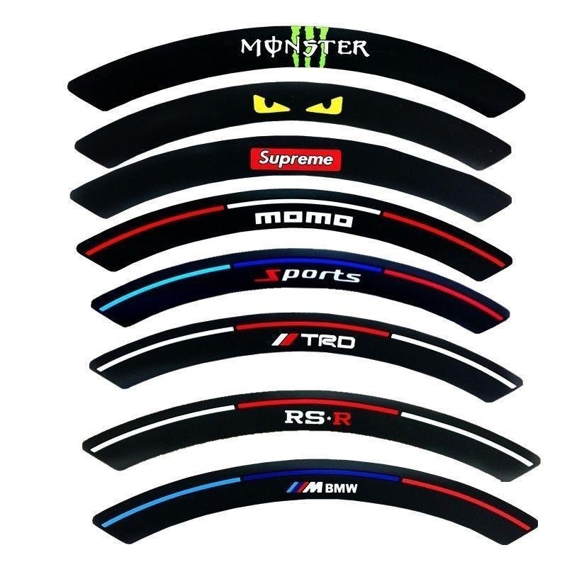 Cross-Border New Car Wheel Eyebrow Anti-Collision Strips Personalized Modified Carbon Fiber Front and Rear Wheel Eyebrow Stickers to Cover Scratches Decorative Stickers