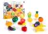 38 Simulated fruit and vegetable cutting fun (can be peeled)