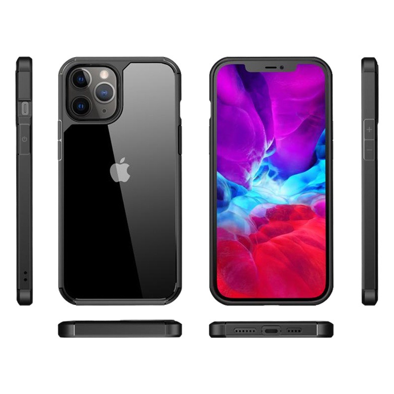 Aplicable a Apple 12promax teléfono móvil Shell transparente iPhone12pro funda protectora resistente a la caída 12mini nuevo shell