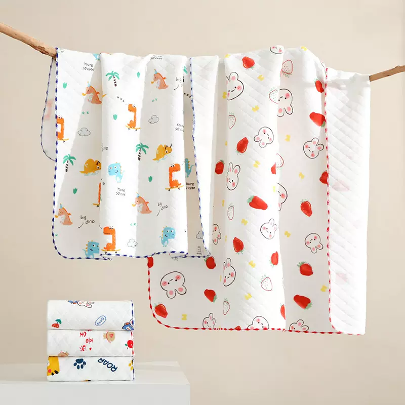 秋冬婴儿纯棉夹棉包被裹布初生儿产房襁褓抱巾被产房包巾跨境货源