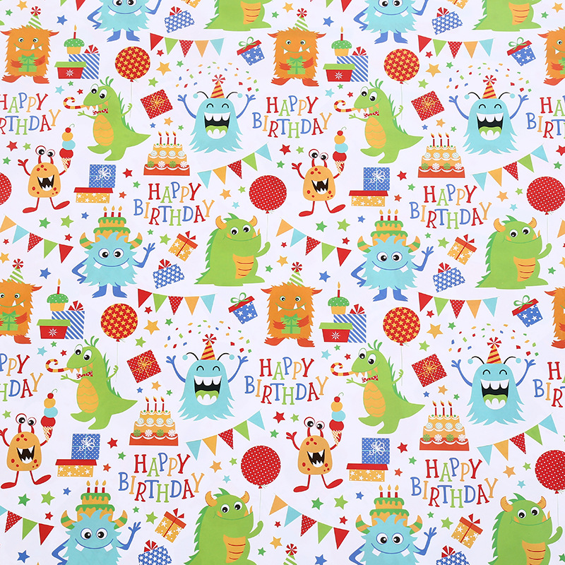 Pequeño monstruo de cumpleaños*50*70cm