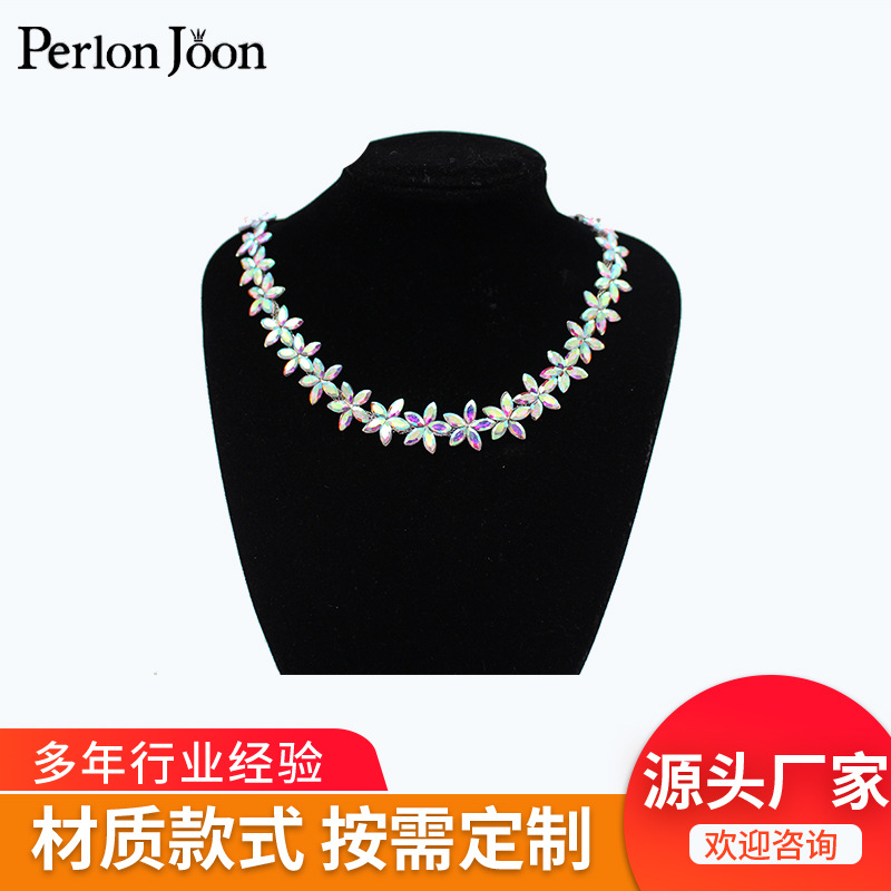 现货ML162金属码链 电镀涂层文艺饰品 时尚轻奢风金属项链批发