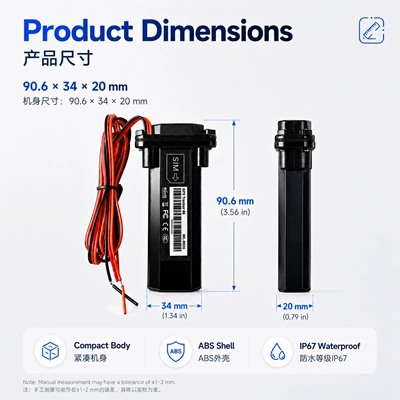 GPS Locator, Voltage 9-95V, for: GPS Locator