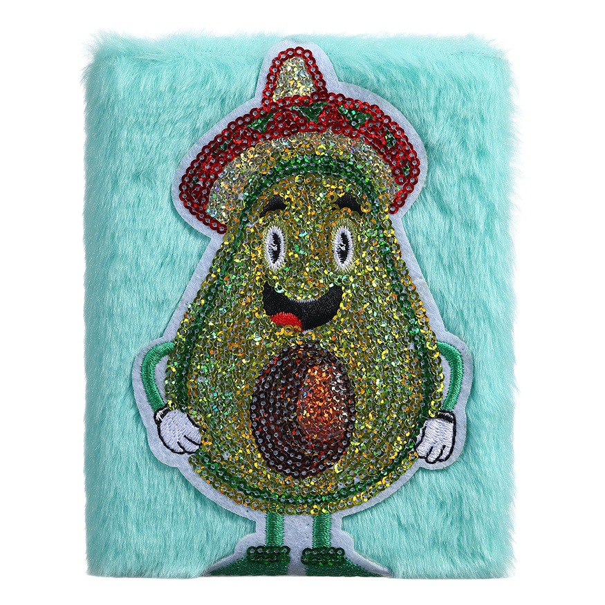Cuaderno de felpa con diseño de aguacate, diario para niñas, regalo de cumpleaños – Mayorista de Yiwu