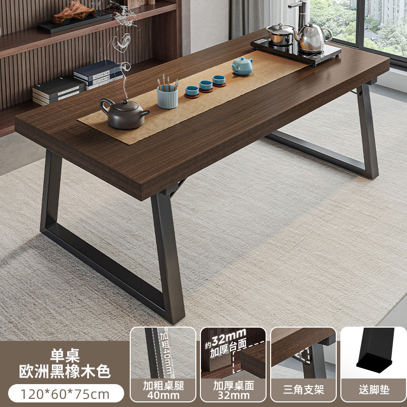 Mesa de té combinación de una mesa y cinco sillas nueva mesa china simple mesa de mesa de conferencias mesa de mesa de té mesa de té balcón