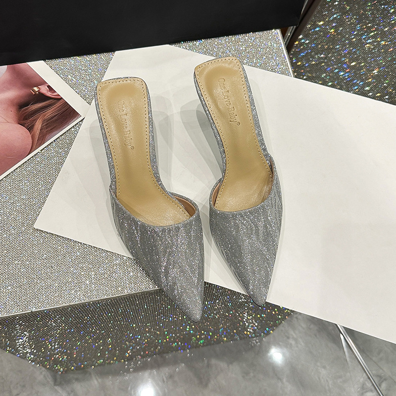 2026 spring and summer new style sheepskin stiletto heel women's…