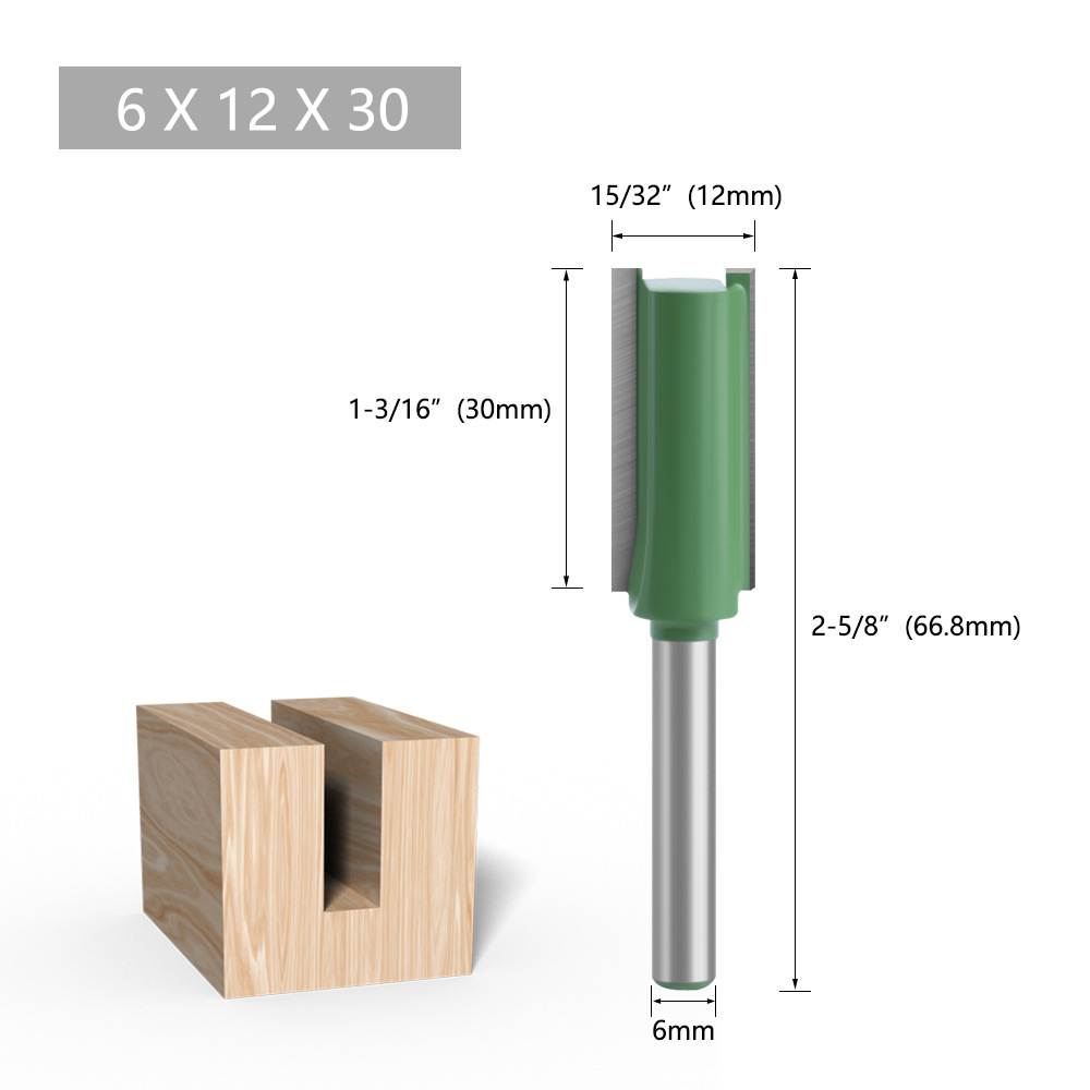 Juego de 6 Cuchillas Rectas de un Solo Filo y de Doble Filo para Máquina de Recorte, Cabezal de Corte de Acero de Tungsteno, Fresa para Máquina de Grabado, Broca para Router, Venta Directa de Fábrica
