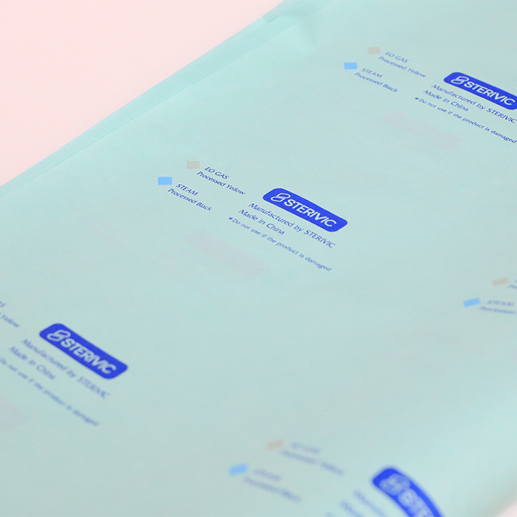 医用纸塑灭菌包装 医用一次性皱纹包装纸 医疗器械灭菌包装纸