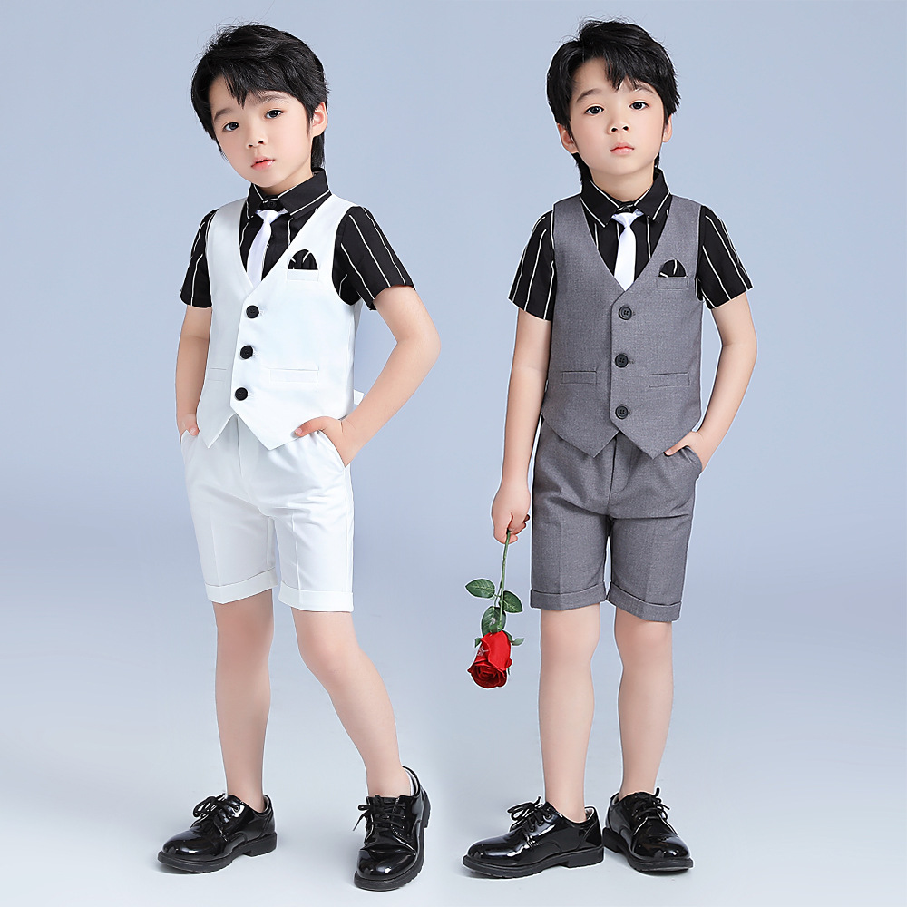 Boys' one-year-old dress summer new Kore...