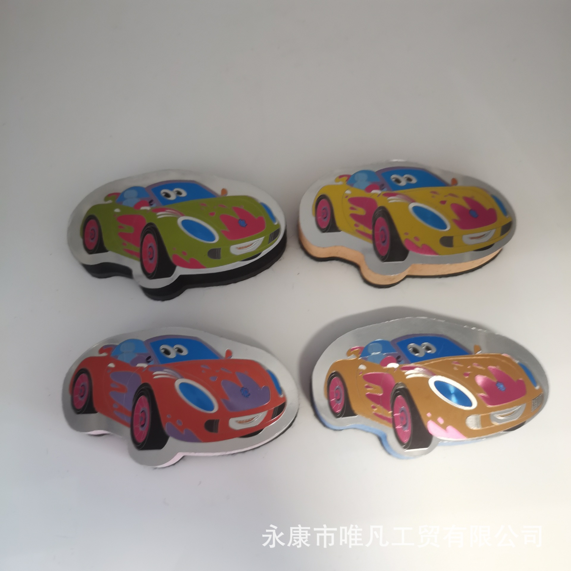 Limpie de lámina de plástico de diafragma de dibujos animados de estudiantes una variedad de accesorios de pizarra personalizados opcionales limpieza magnética