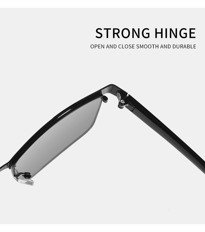 Fashion Ac Square Full Frame Men's Sunglasses display picture 4