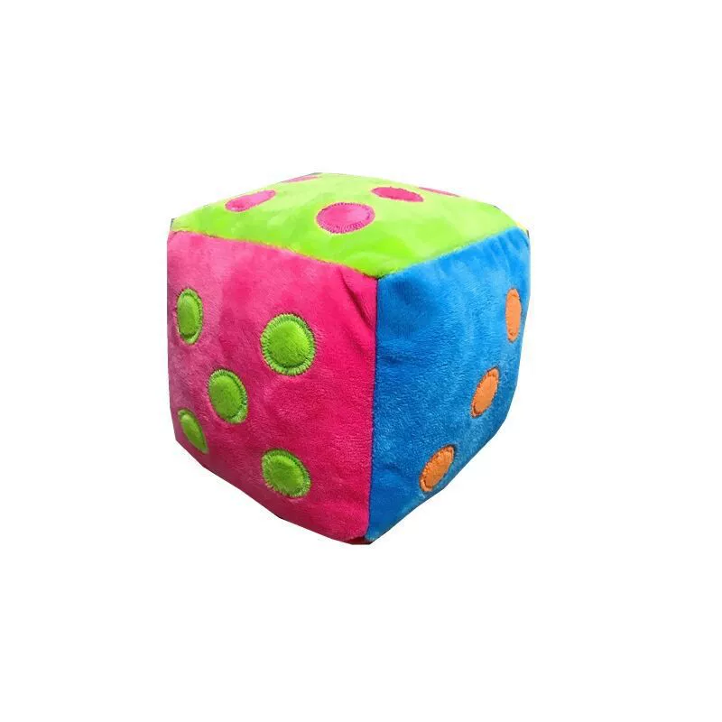 Digital sponge dice, big pillow, plush toy for kindergarten