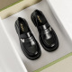 Black loafers, thick soled small leather shoes, women's 2024 autumn new butterfly British style versatile single shoes, large women's shoes