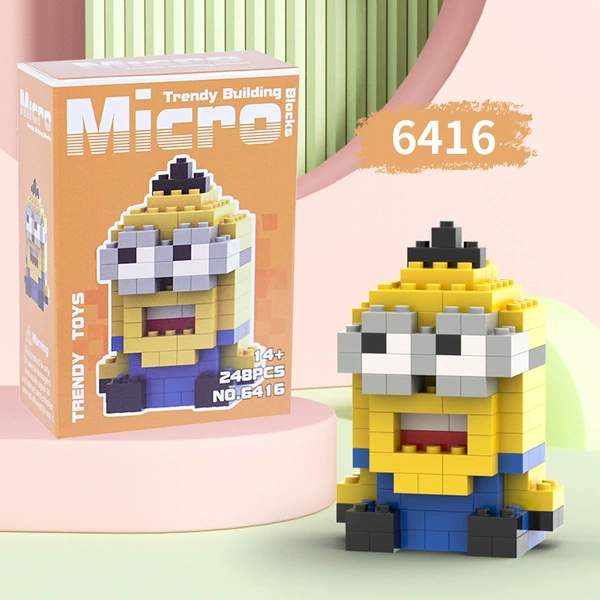 Micro diamond building blocks yellow man 416