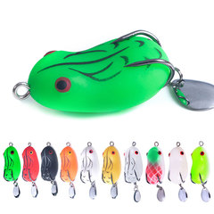 New rabbit frog Luya fake bait sequin double hook thunder frog 8G14G modified thunder frog fake bait fishing black fish bait
