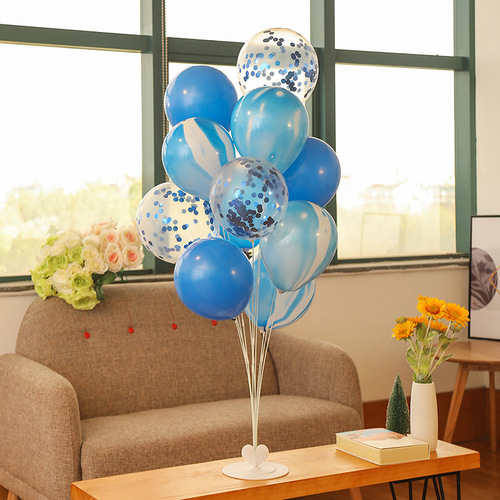 Balloon Stand Outdoor Picnic Supplies Essential Table Set Floating Decor for Couples' Birthday and Social Media Popularity