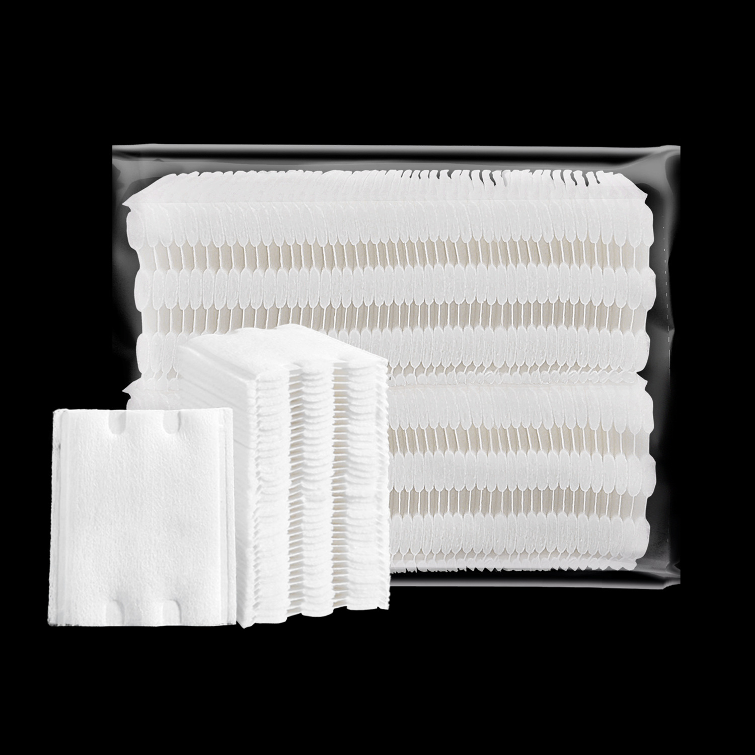 100 piezas de algodón grueso (bolsa transparente)